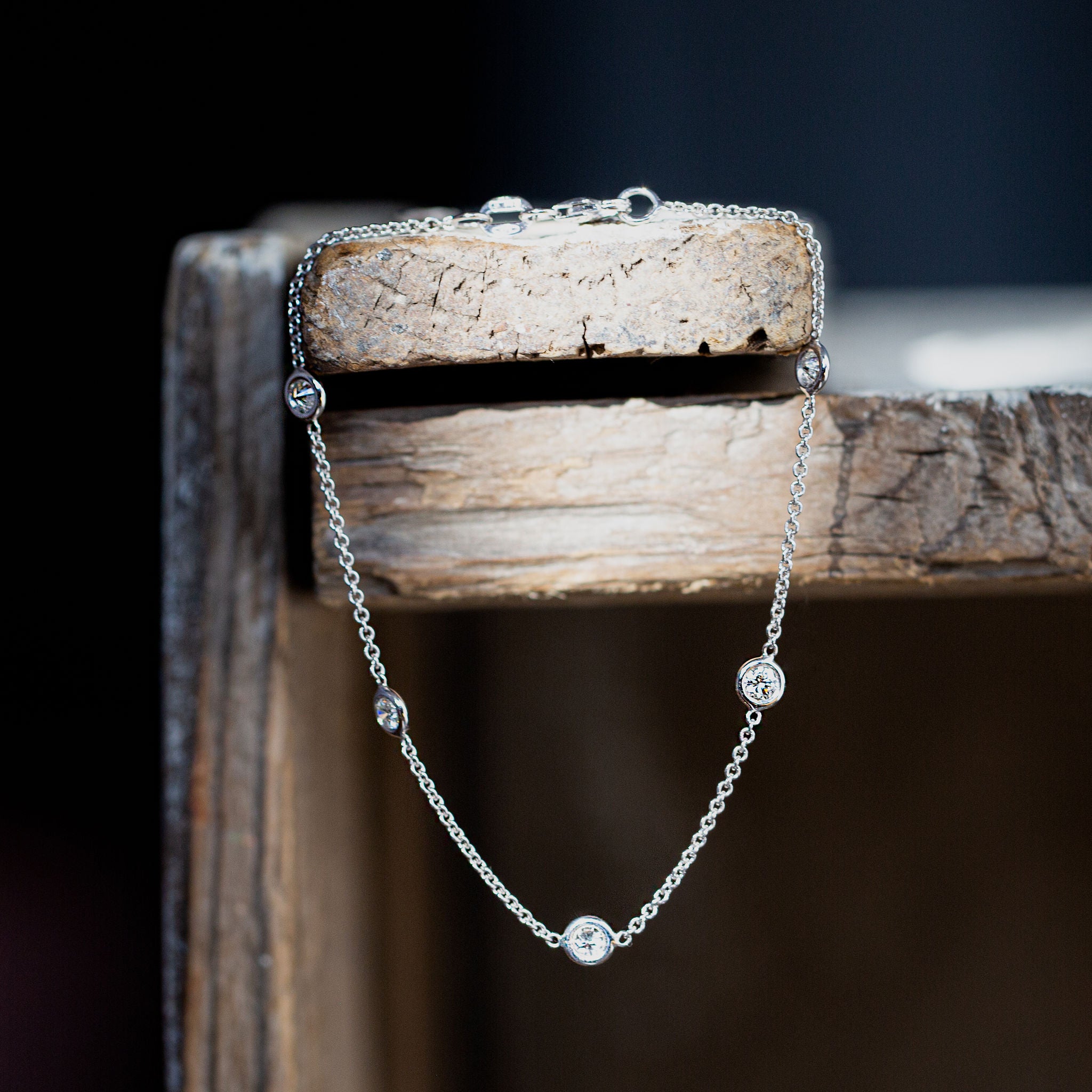 Bracelet de diamants solitaires