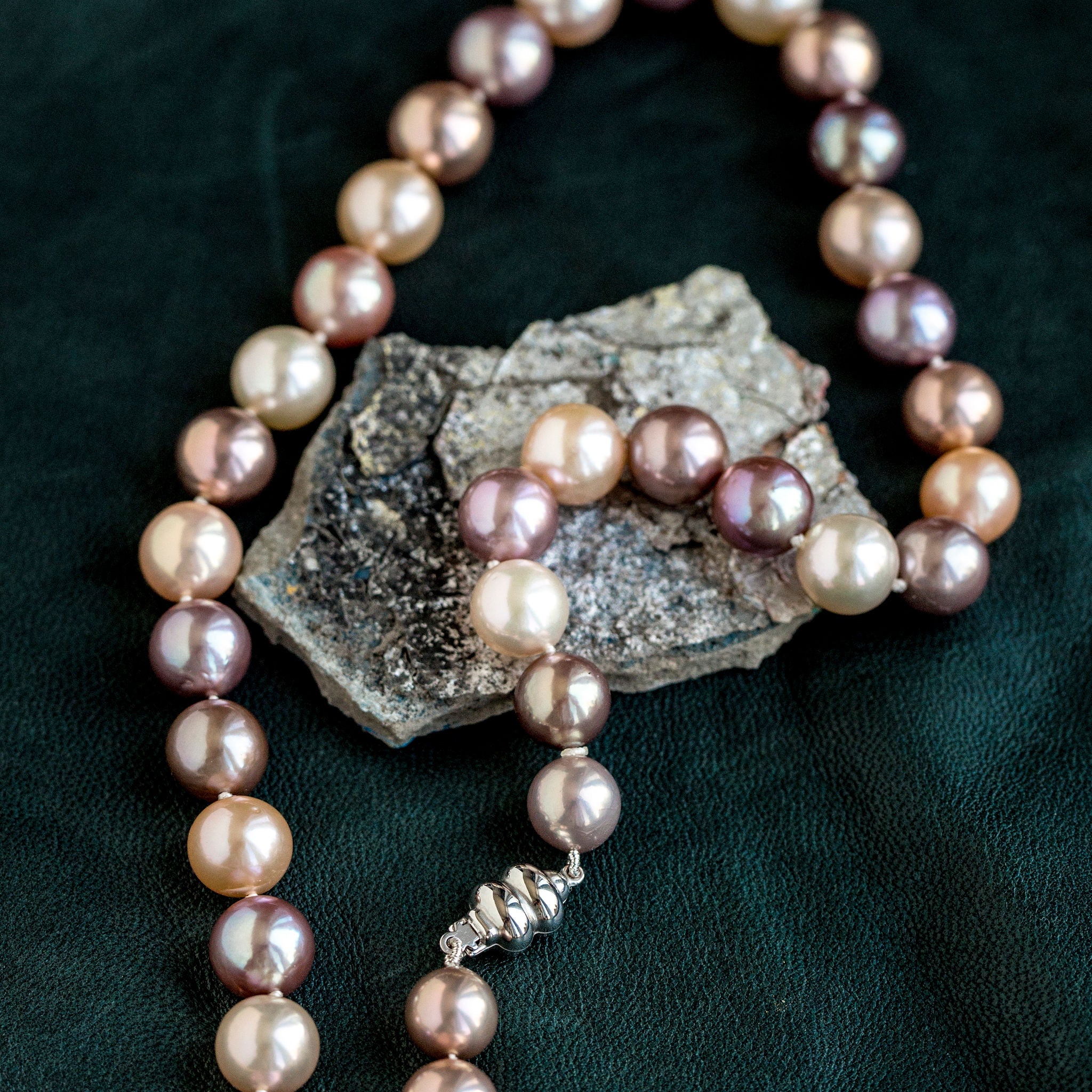 White Baroque Freshwater Pearl Necklace