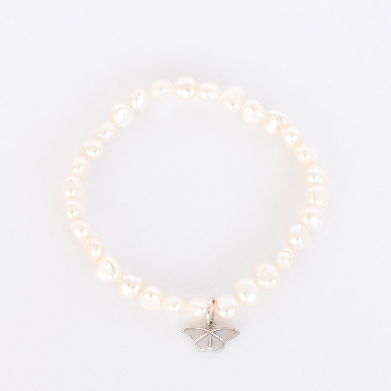 Quartz and Freshwater Pearl Bracelet