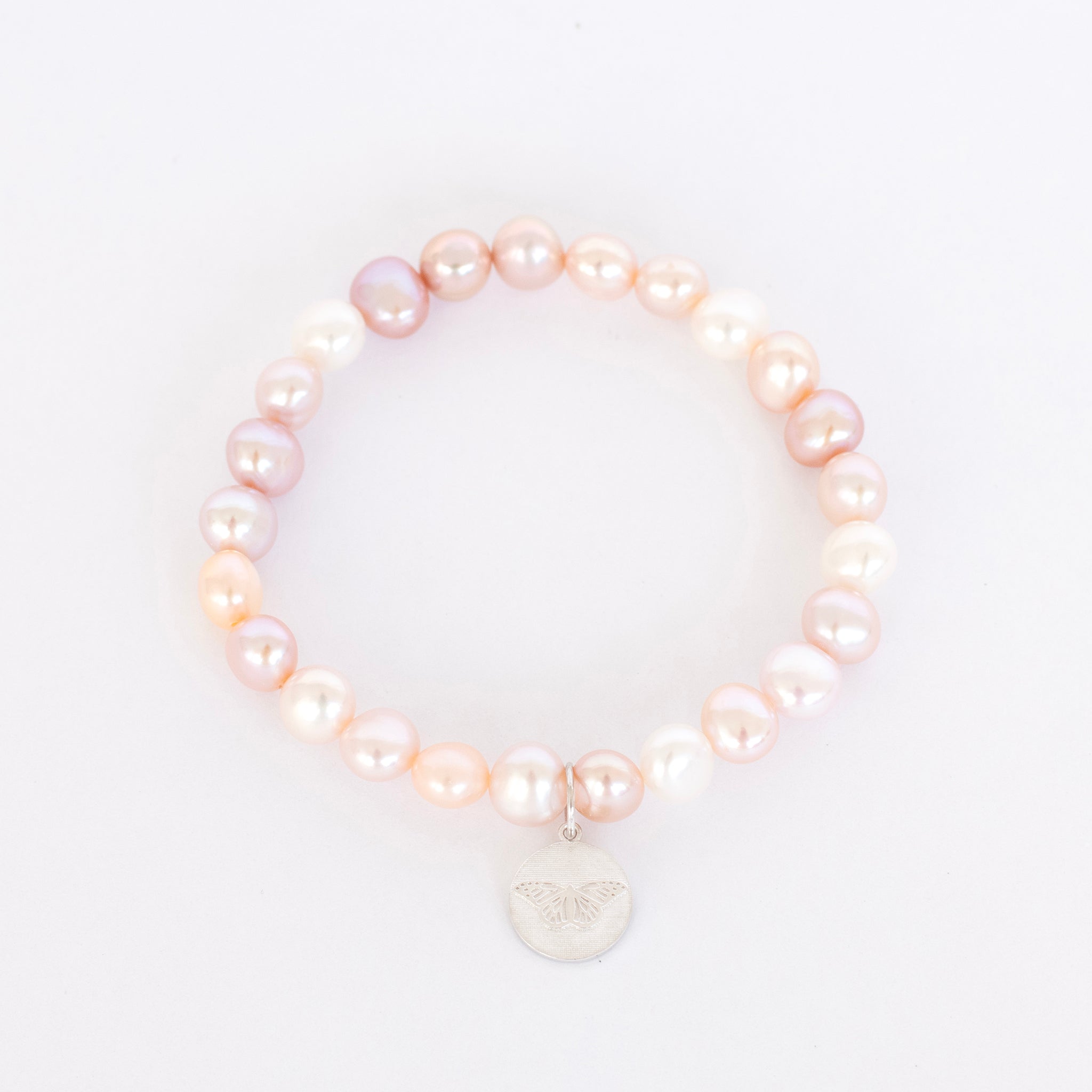 Quartz and Freshwater Pearl Bracelet