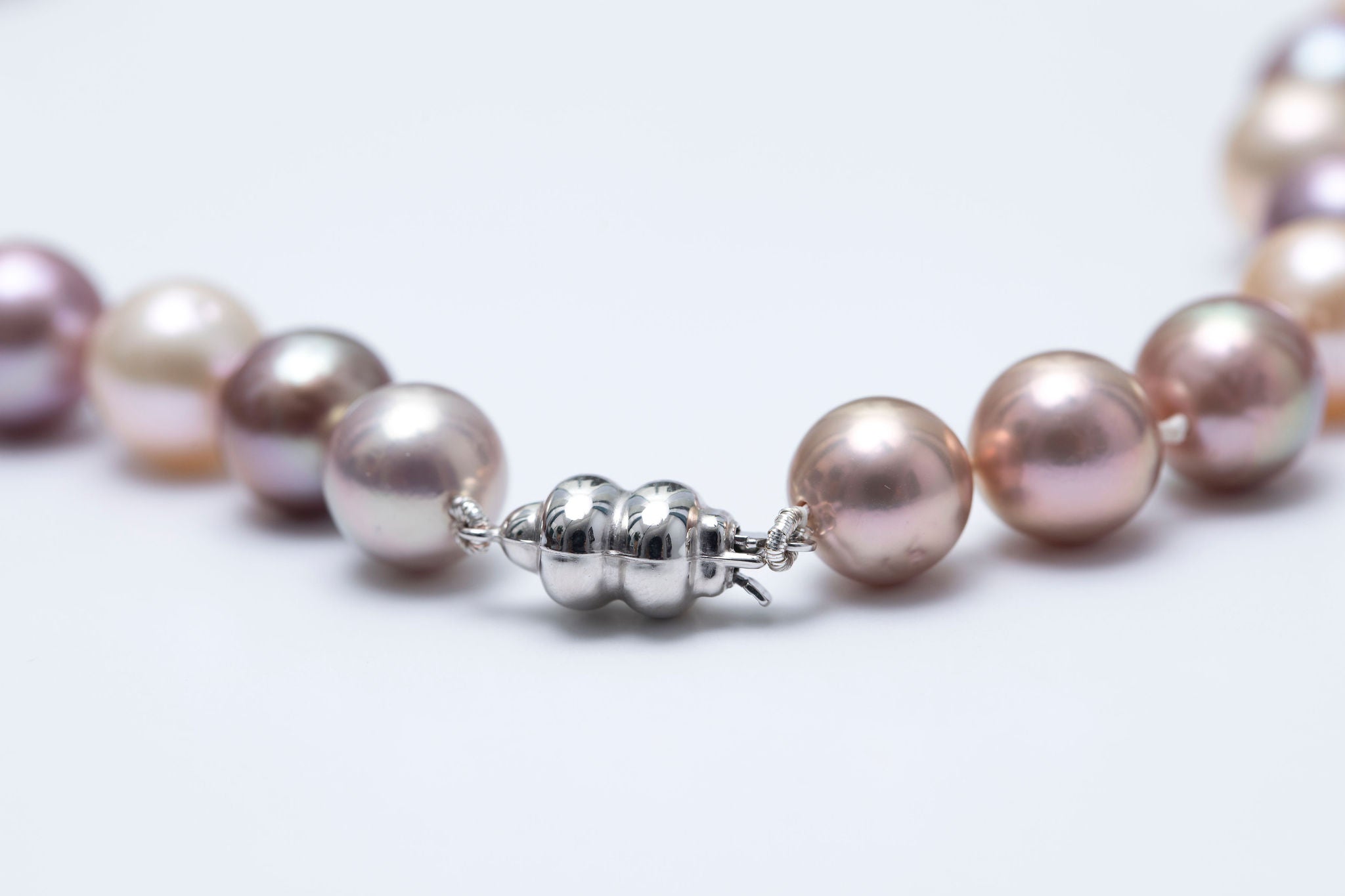 White Baroque Freshwater Pearl Necklace