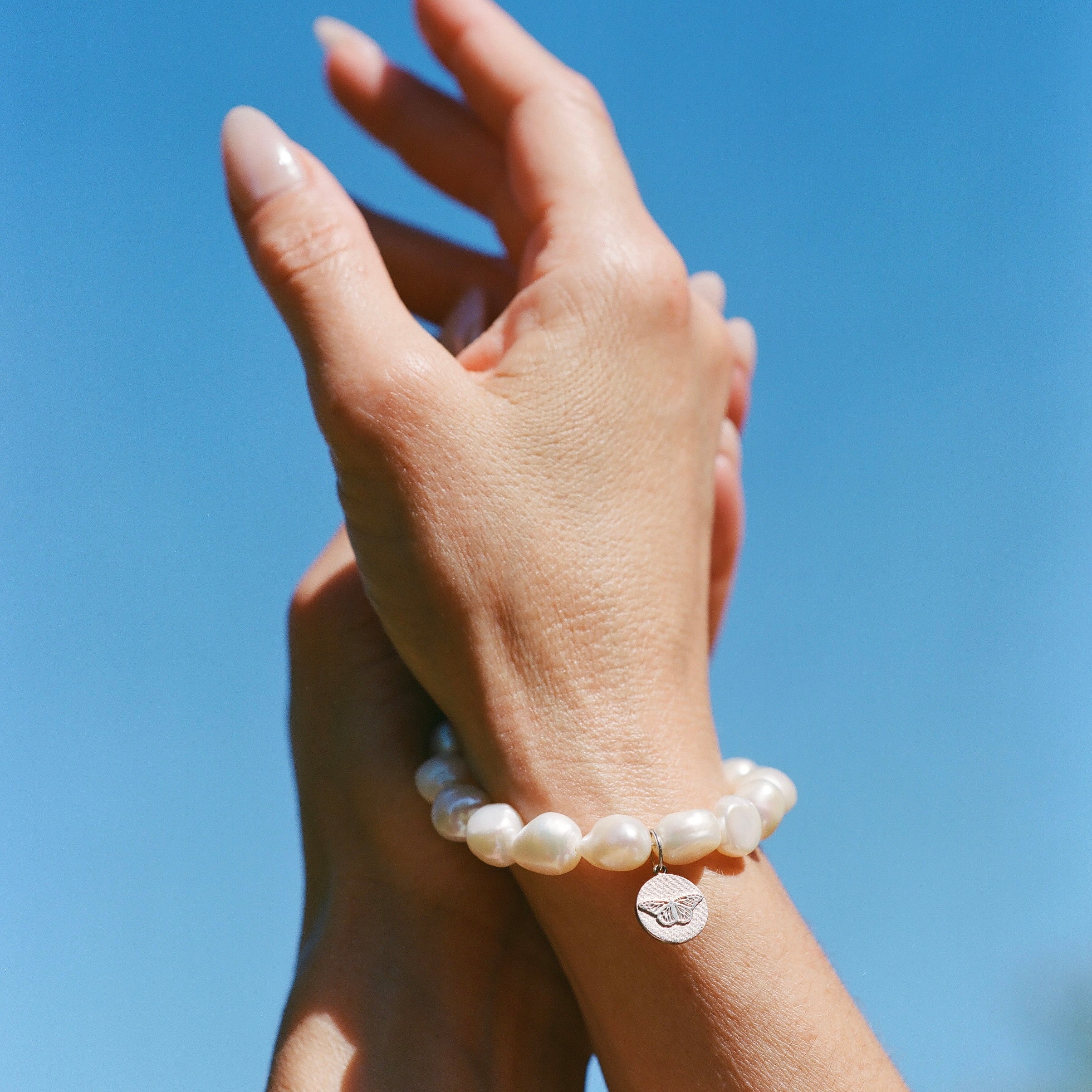 Quartz and Freshwater Pearl Bracelet