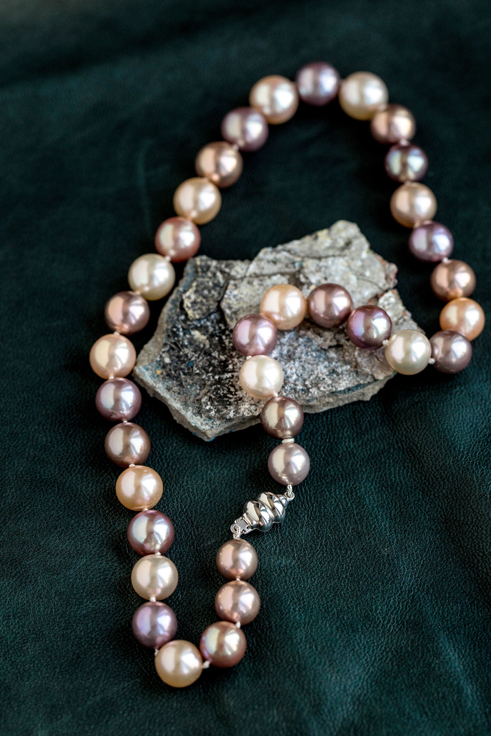 White Baroque Freshwater Pearl Necklace